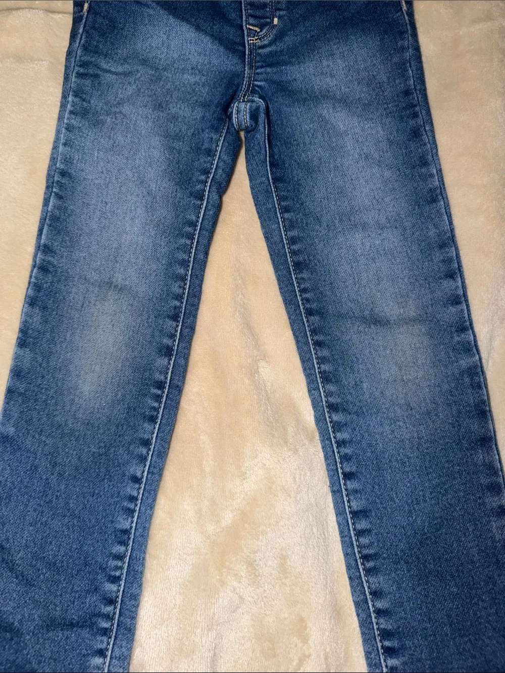 GapKids Girls' Elastic Waist Dark Blue Skinny Jeans